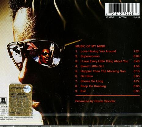 Music of My Mind - CD Audio di Stevie Wonder - 2