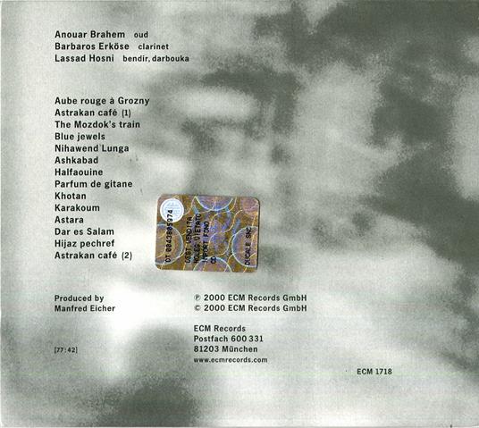 Astrakan café - CD Audio di Anouar Brahem - 2