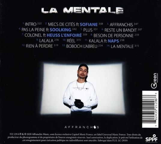 La Mentale - CD Audio di Sifax - 2