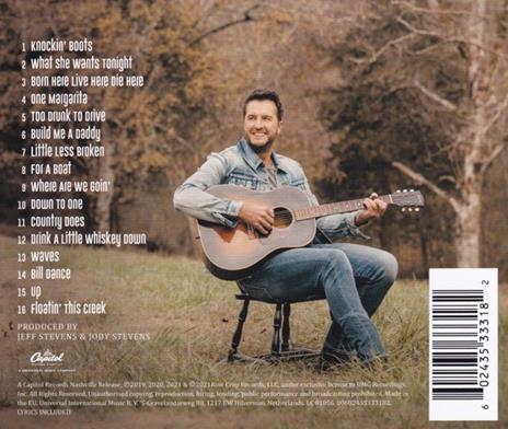 Born Here Live Here Die Here - CD Audio di Luke Bryan - 2