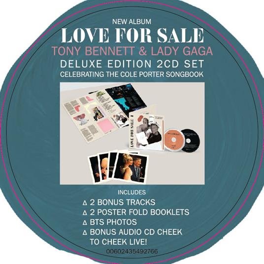 Love for Sale (2 CD Deluxe Edition) - CD Audio di Tony Bennett,Lady Gaga - 2