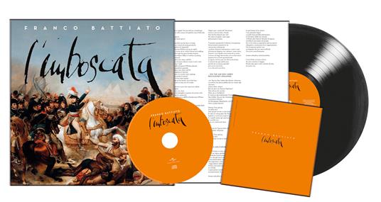 L'imboscata (25th Anniversary Limited Black Vinyl + CD Edition) - Vinile LP + CD Audio di Franco Battiato