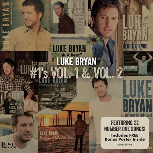 #1'S Vol 1 & Vol 2 - CD Audio di Luke Bryan