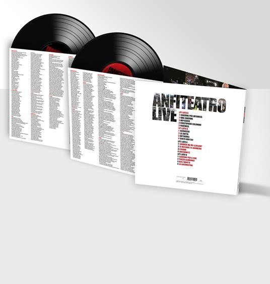 Anfiteatro Live (Esclusiva Feltrinelli e IBS.it - 2 LP 180 gr. Edizione numerata) - Vinile LP di Francesco Guccini - 2