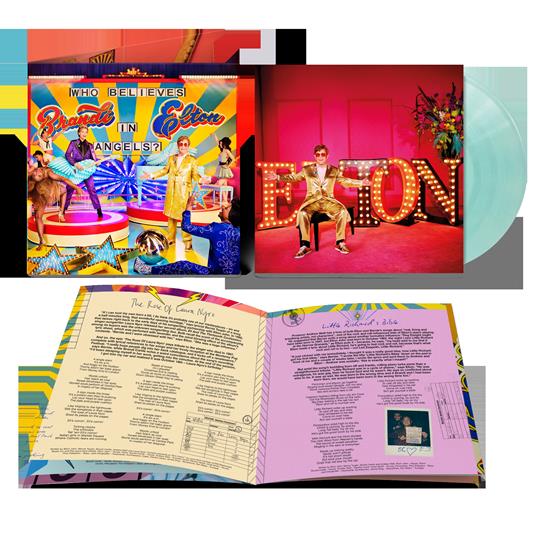 Who Believes in Angels? (Esclusiva Feltrinelli e IBS.it - Bottle Green Marble Effect Vinyl) - Vinile LP di Elton John,Brandi Carlile - 2