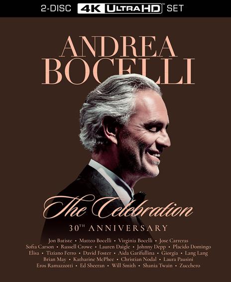 The Celebration 30th Anniversary (2 x 4K UHD) - Blu-ray Ultra HD 4K di Andrea Bocelli