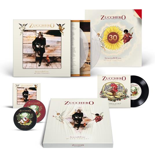 Spirito Divino (30th Anniversary Edition: 2 CD + 2 LP + Book) - Vinile LP + CD Audio di Zucchero