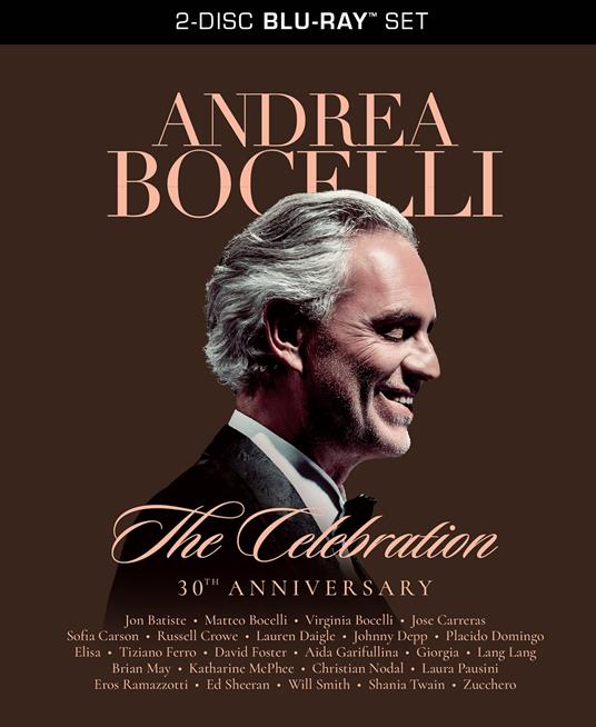 The Celebration 30th Anniversary (2 Blu-ray) - Blu-ray di Andrea Bocelli