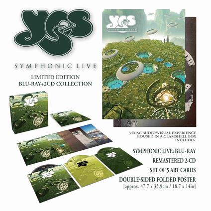 Symphonic Live (2 CD + Blu-ray) - CD Audio + Blu-ray di Yes
