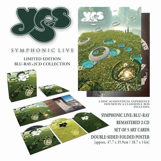 Symphonic Live (2 CD + Blu-ray) - CD Audio + Blu-ray di Yes