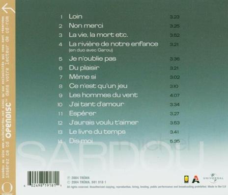 Du Plaisir - CD Audio di Michel Sardou - 2