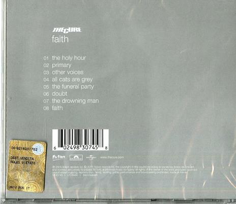 Faith (Remastered) - CD Audio di Cure - 2