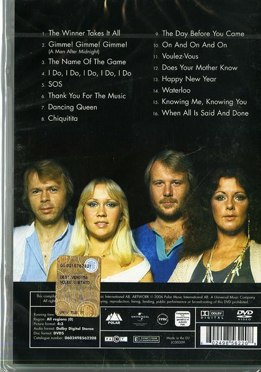 ABBA. 16 Hits (DVD) - DVD di ABBA - 2