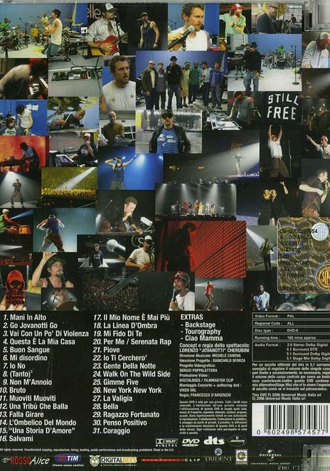 Jovanotti. Buon Sangue. Live (DVD) - DVD di Jovanotti - 2