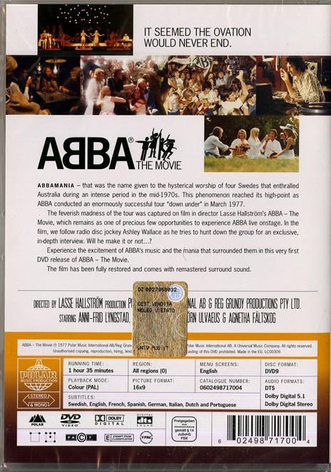 ABBA. The Movie (DVD) - DVD di ABBA - 2