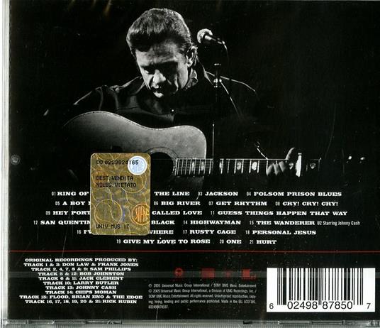 Ring of Fire. The Legend of Johnny Cash - CD Audio di Johnny Cash - 2