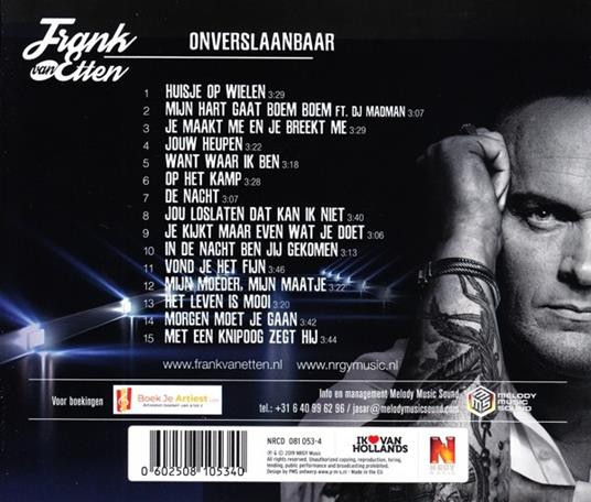 Onverslaanbaar - CD Audio di Frank Van Etten - 2