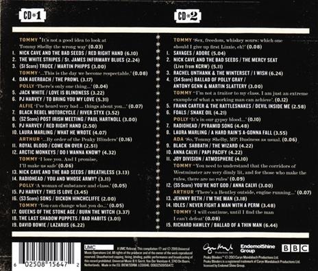 Peaky Blinders Series 1-5 - CD Audio - 2