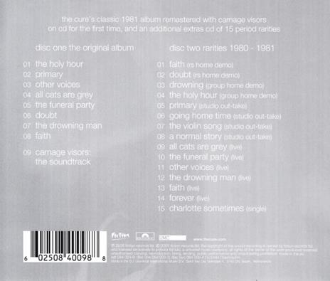 Faith (Deluxe Edition) - CD Audio di Cure - 2