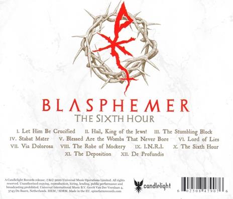Sixth Hour - CD Audio di Blasphemer - 2