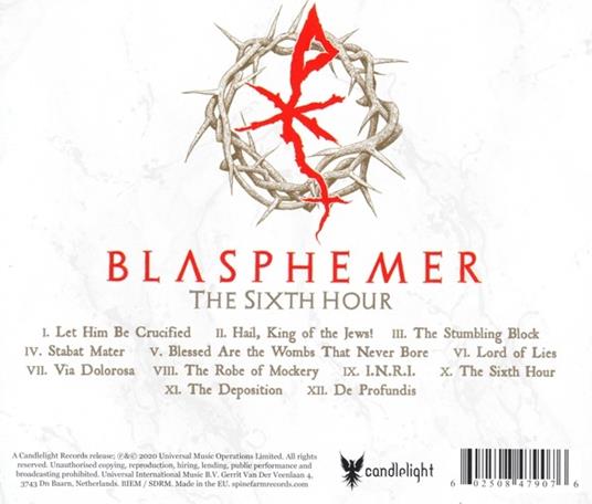 Sixth Hour - CD Audio di Blasphemer - 2