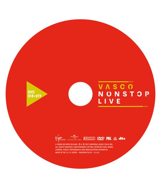 Vasco Nonstop Live 018+019 (DVD + Blu-ray) - DVD + Blu-ray di Vasco Rossi - 3