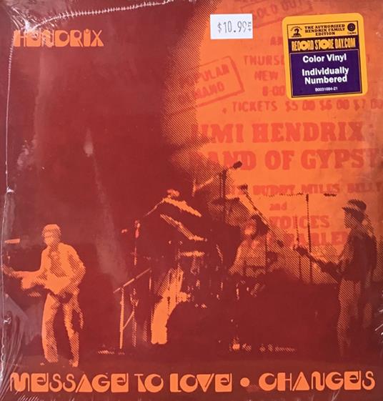 Message Of Love - Changes - Vinile LP di Jimi Hendrix