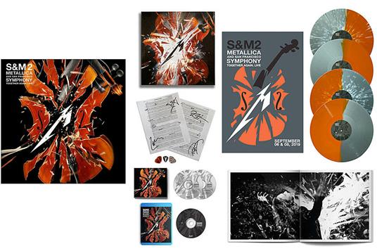 S&M2 (Deluxe Edition 4 LP + 2 CD + Blu-ray) - Vinile LP + CD Audio + Blu-ray di Metallica,San Francisco Symphony Orchestra - 2