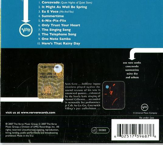 Getz au Go-Go - CD Audio di Stan Getz,Astrud Gilberto - 2