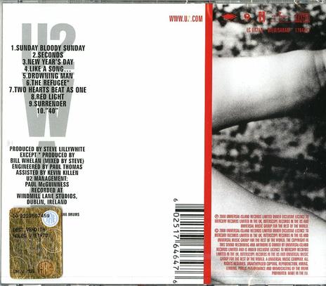 War (Remastered) - CD Audio di U2 - 2