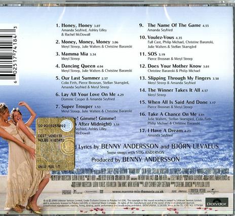 Mamma Mia! (Colonna sonora) - CD Audio - 2