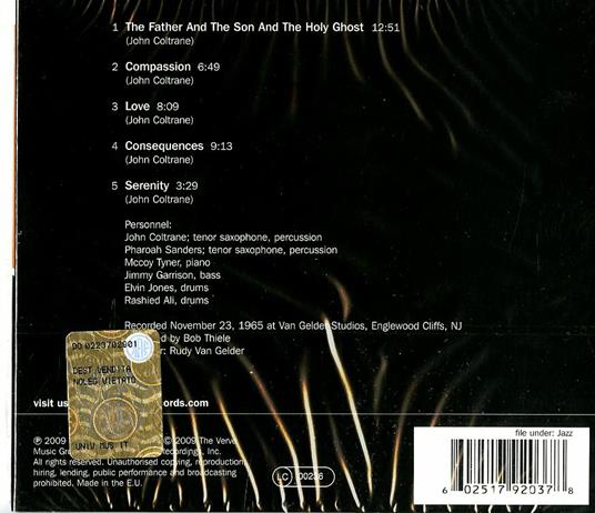 Meditations - CD Audio di John Coltrane - 2