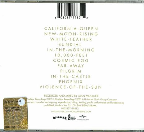 Cosmic Egg - CD Audio di Wolfmother - 2