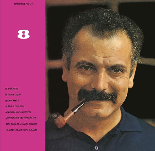 N.8 - Vinile LP di Georges Brassens