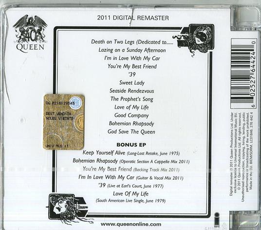 A Night at the Opera (Deluxe Edition) - CD Audio di Queen - 2