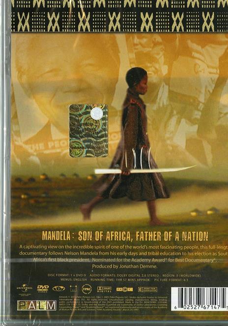 Mandela. Son of Africa, Father of a Nation di Angus Gibson,Jo Menell - DVD - 2