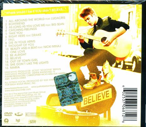 Believe (Deluxe Edition) - CD Audio + DVD di Justin Bieber - 2