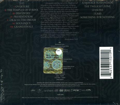 2112 (Deluxe Edition) - CD Audio + DVD di Rush - 2