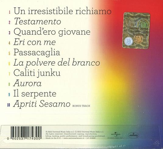 Apriti sesamo - CD Audio di Franco Battiato - 2