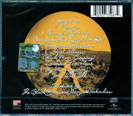 The Southern Harmony and Musical Companion - CD Audio di Black Crowes - 2