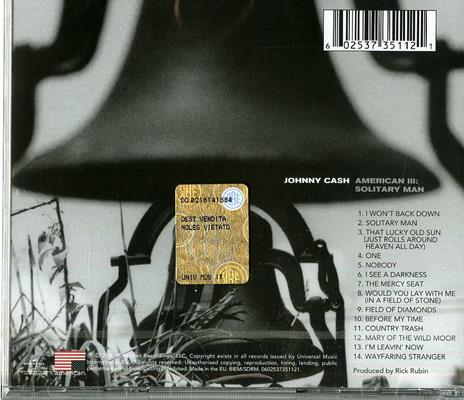 American III. Solitary Man - CD Audio di Johnny Cash - 2