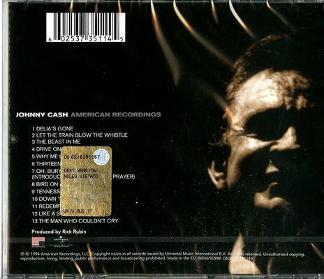 American Recordings - CD Audio di Johnny Cash - 2
