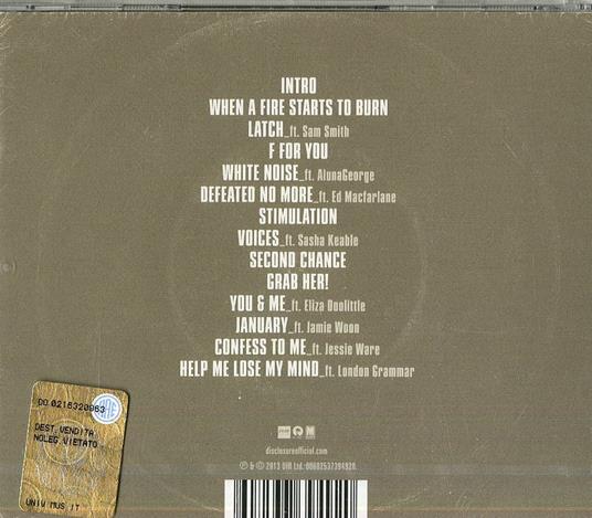 Settle - CD Audio di Disclosure - 2