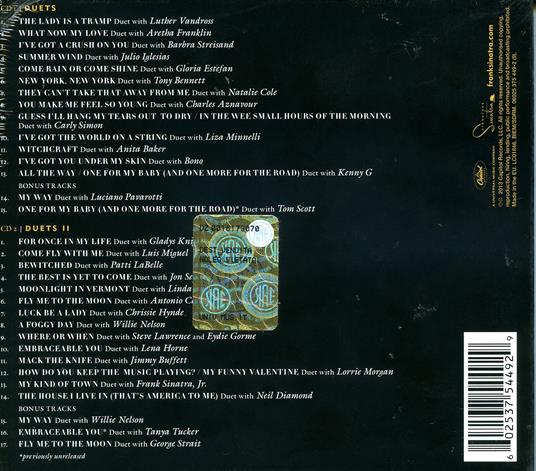 Sinatra Duets (20th Anniversary Deluxe Edition) - CD Audio di Frank Sinatra - 2