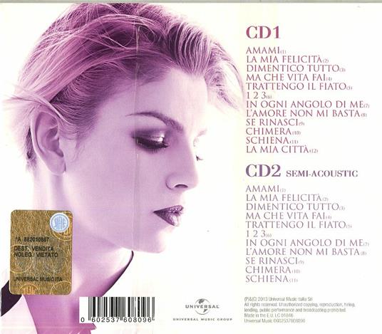 Schiena (Schiena vs. schiena Edition) - CD Audio di Emma Marrone - 2