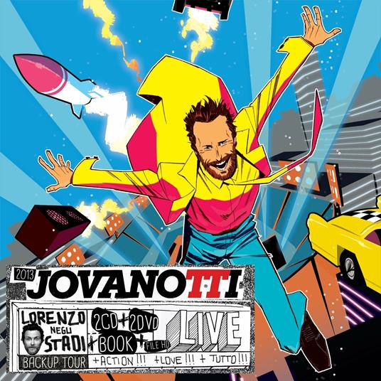 Lorenzo negli stadi. Backup Tour 2013 - CD Audio + DVD di Jovanotti