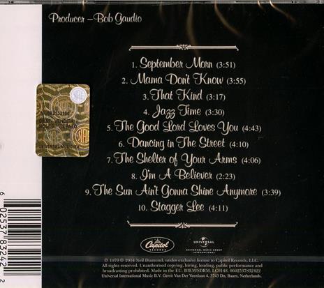 September Morn - CD Audio di Neil Diamond - 2