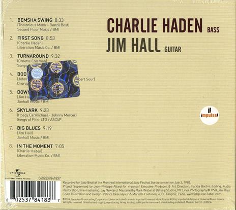 Charlie Haden & Jim Hall - CD Audio di Charlie Haden,Jim Hall - 2