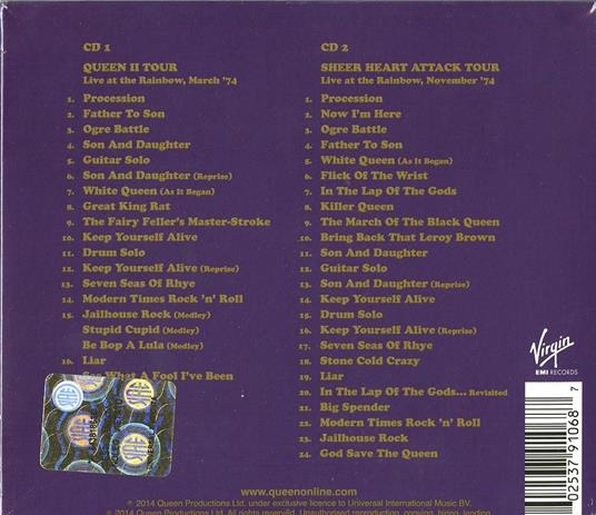 Live at the Rainbow '74 (Special Edition) - CD Audio di Queen - 2