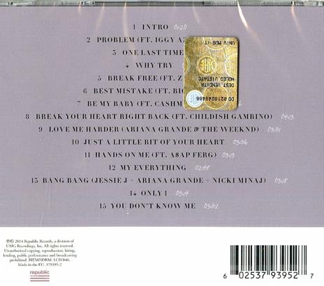 My Everything (Special Edition) - CD Audio di Ariana Grande - 2